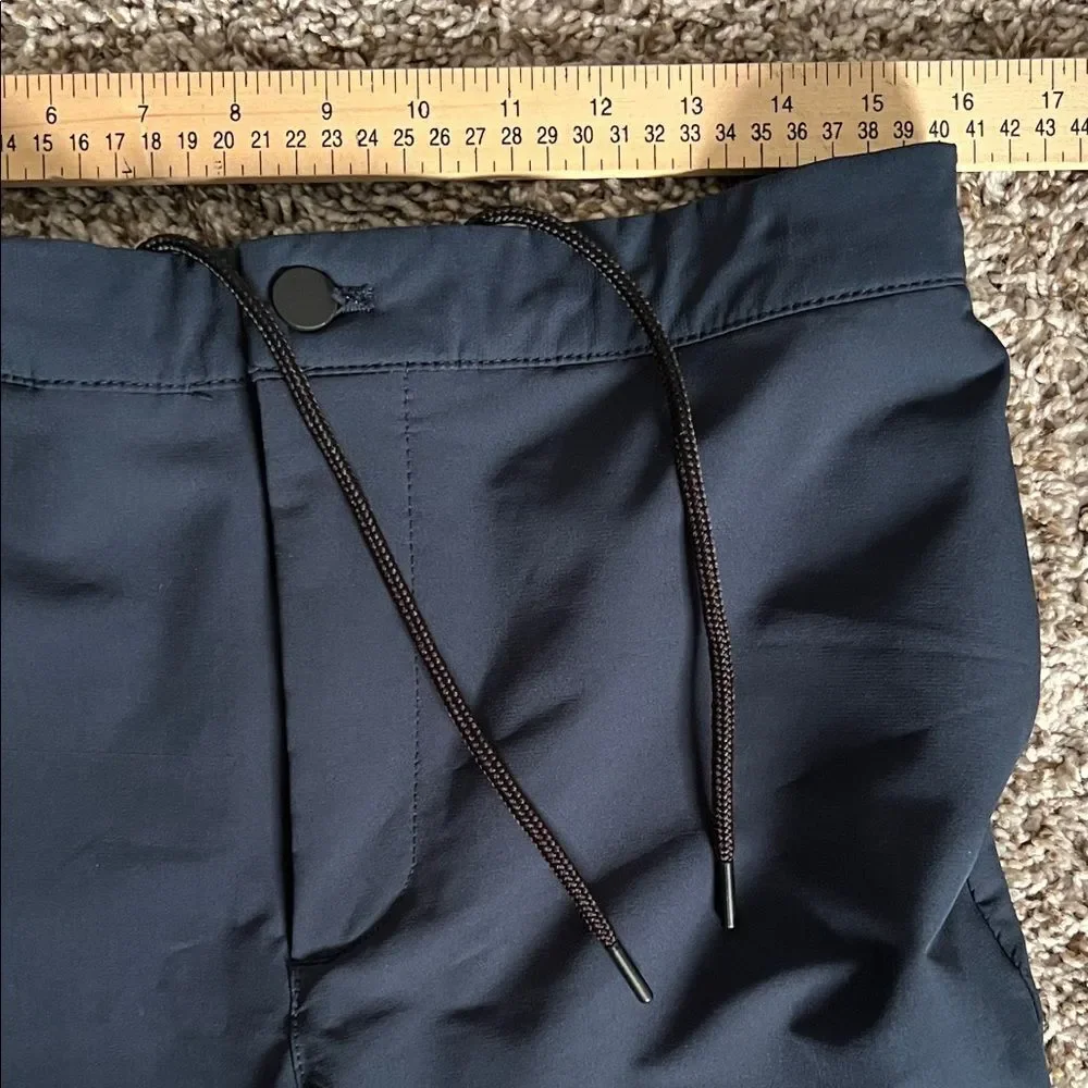 Banana Republic Men' Travel Slim Tapered Pants Drawstring Navy Blue - 32x30